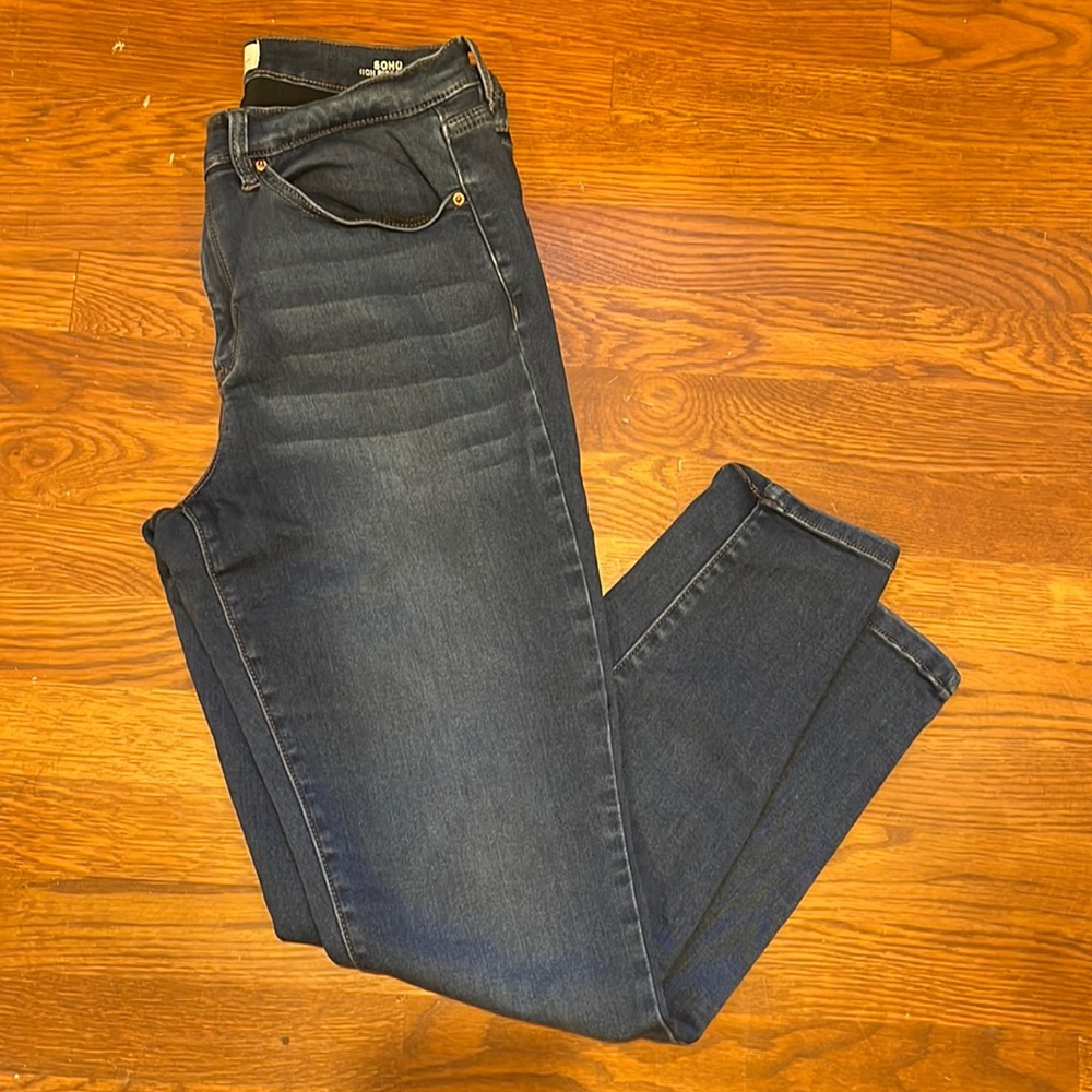 Nicole Miller High Rise Skinny Jeans size 10-12